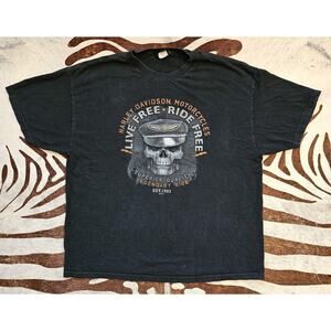 HARLEY DAVIDSON MEN'S T-SHIRT XL "SADDLE-UP BEND OREGON "